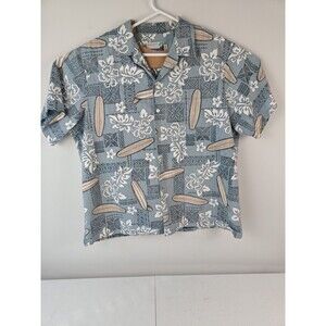 Vintage Makapuu Hawaiian Shirt Aloha Surfboards Floral  Men's 2XL Made In USA